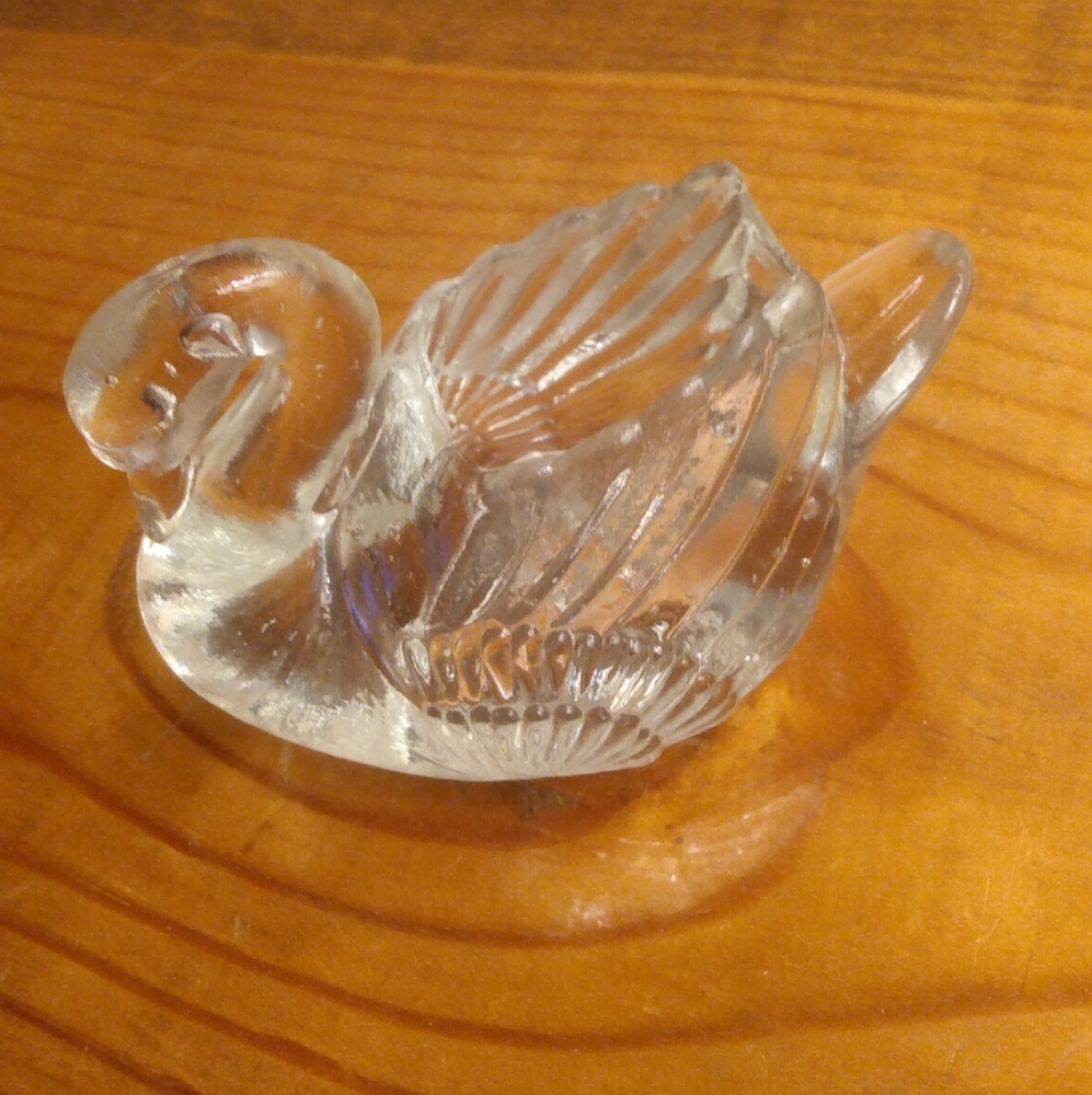Set of Gloria Vanderbilt jar and candle holder